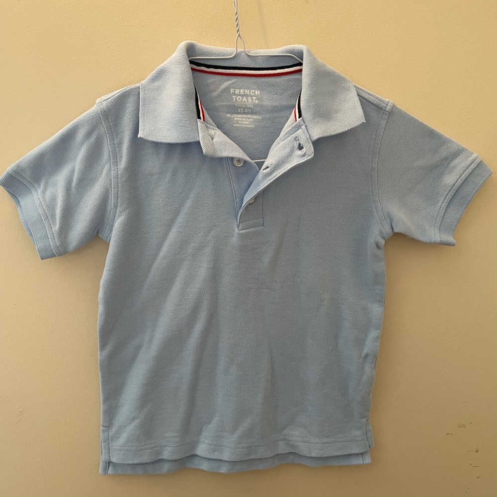 French Toast Sky Blue Kids Polo